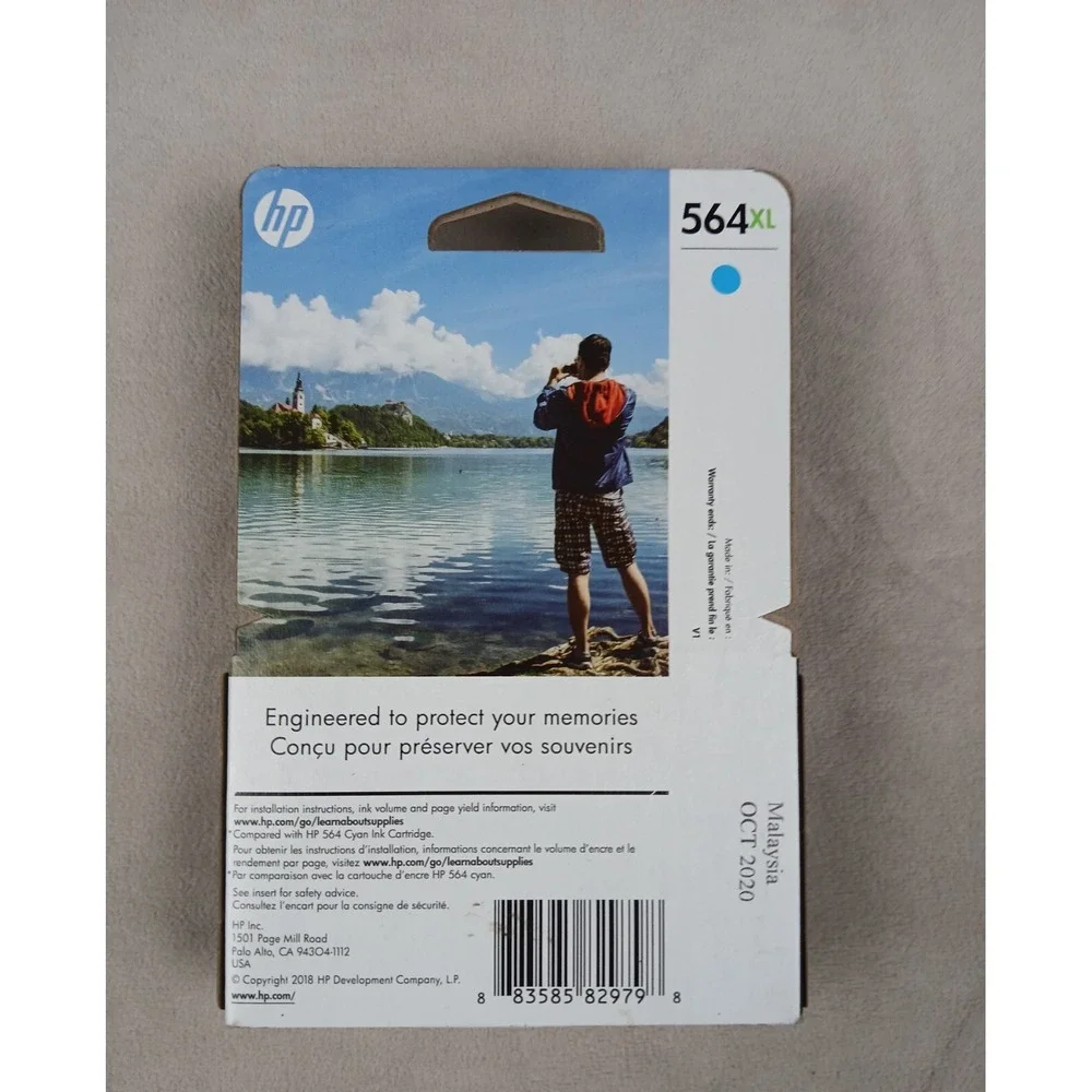 HP 564XL Cyan‎ Oct 2020 Sealed